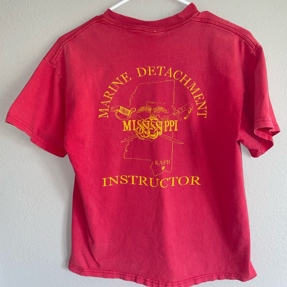 Red Marine Detachment Instructor T-Shirt